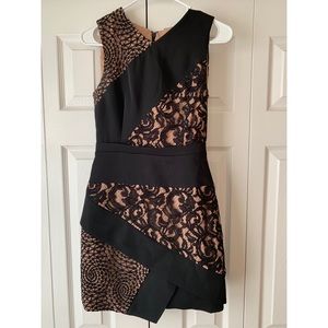BCBG black lace dress size 0